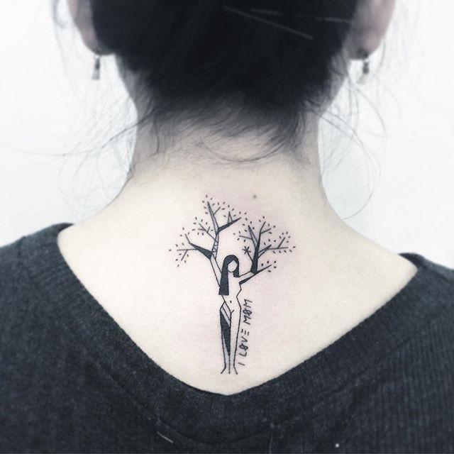 tatuaggio albero 13
